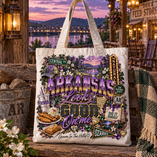 Arkansas Looks Good On Me Tote Bag