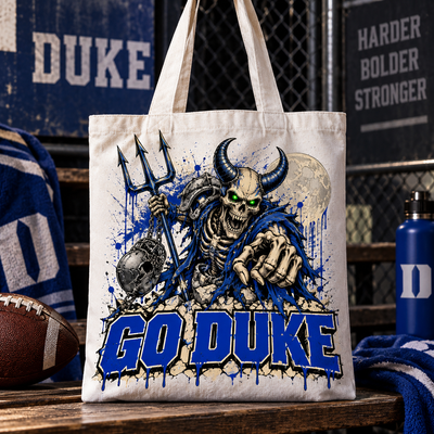 Duke Undead Mascot Tote Bag