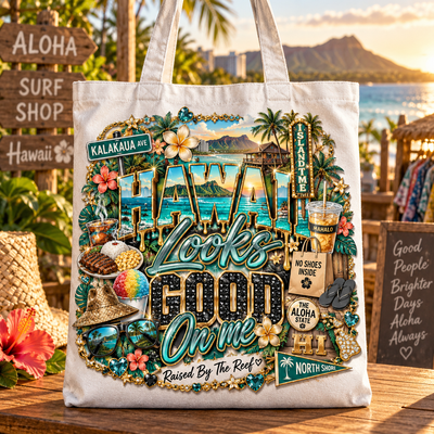 Hawaii Looks Good On Me Tote Bag