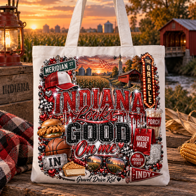 Indiana Looks Good On Me Tote Bag