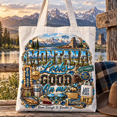 Montana Looks Good On Me Tote Bag