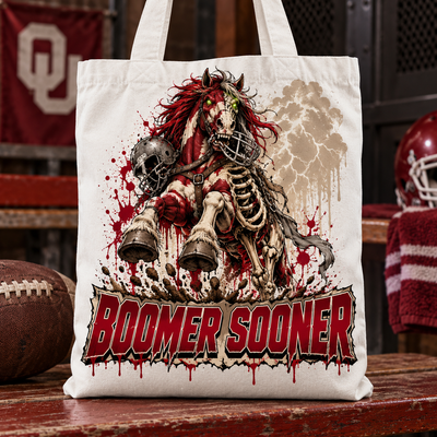 Oklahoma Undead Mascot Tote Bag