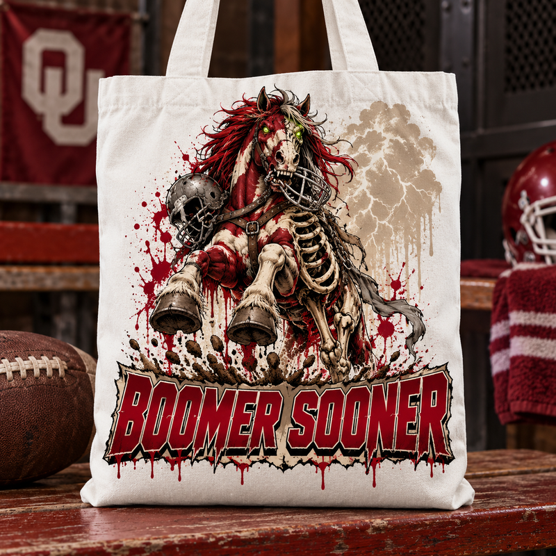 Oklahoma Undead Mascot Tote Bag