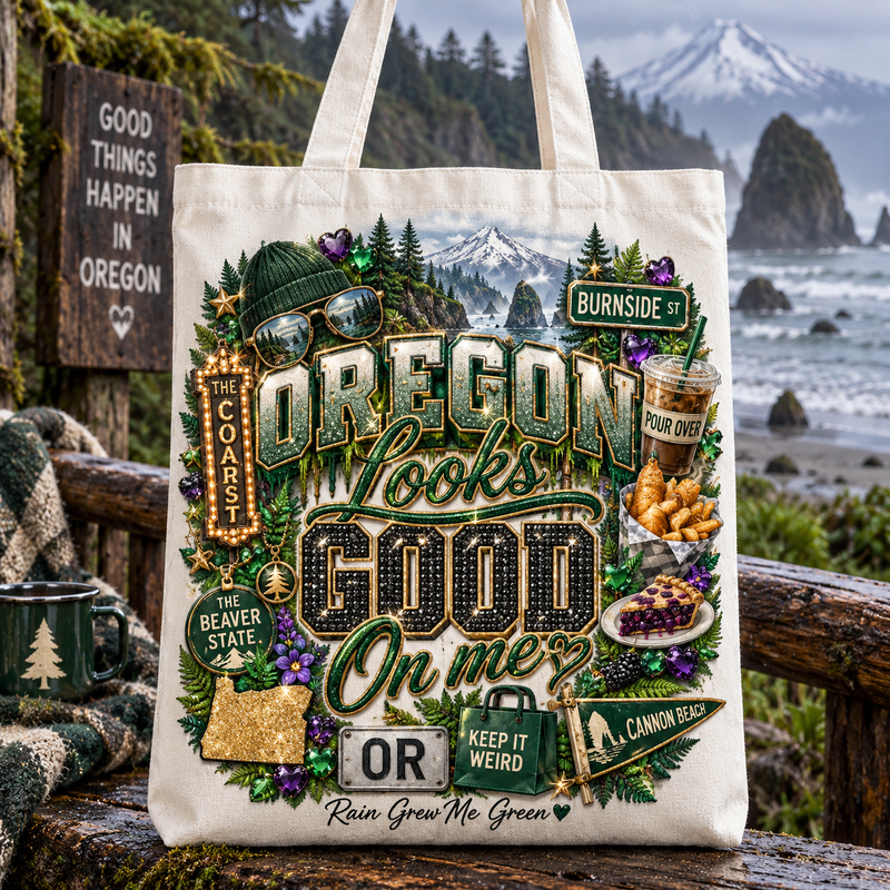 Oregon Looks Good On Me Tote Bag