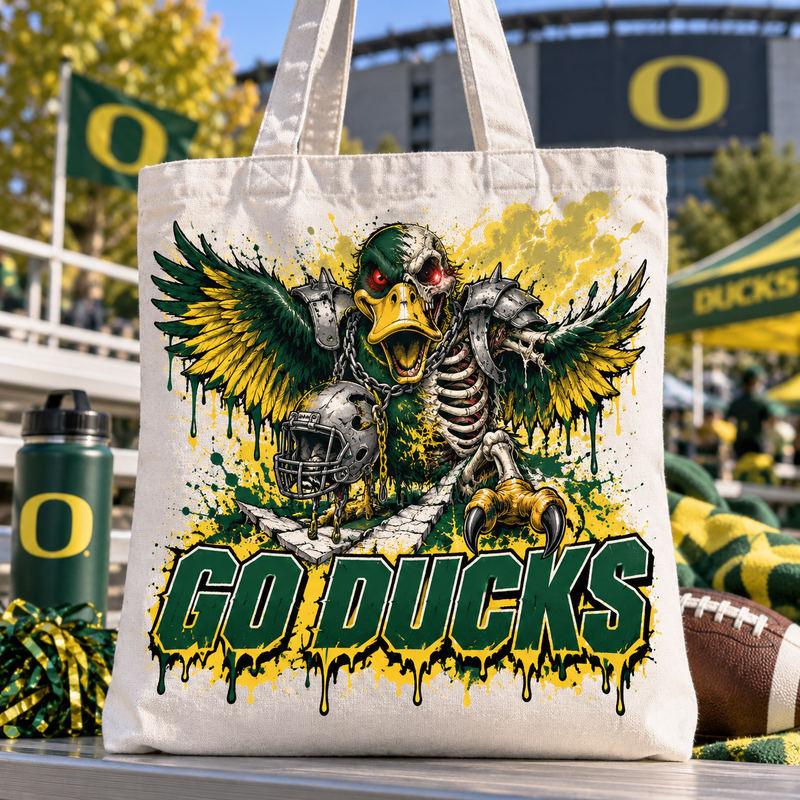 Oregon Undead Mascot Tote Bag