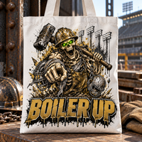 Purdue Undead Mascot Tote Bag