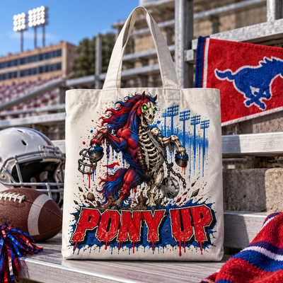 SMU Undead Mascot Tote Bag