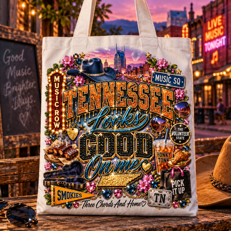 Tennessee Looks Good On Me Tote Bag
