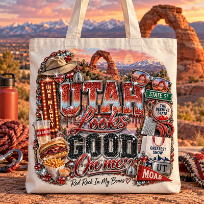 Utah Looks Good On Me Tote Bag