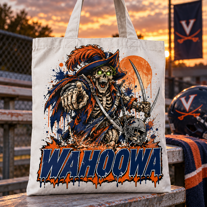 Virginia Undead Mascot Tote Bag